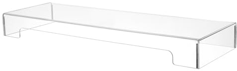 Housoutil Protection de Clavier Acrylique Transparent Étui Étanche Anti-poussière, Accessoire Solide pour Clavier Mécanique, Protection Éclaboussures et Poussière