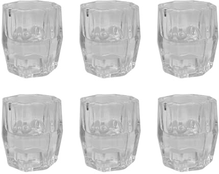 6er Set Teelichthalter und Teelichthalter 2in1-5,9 x 5,9 x 6 cm - Cereria Di Giorgio