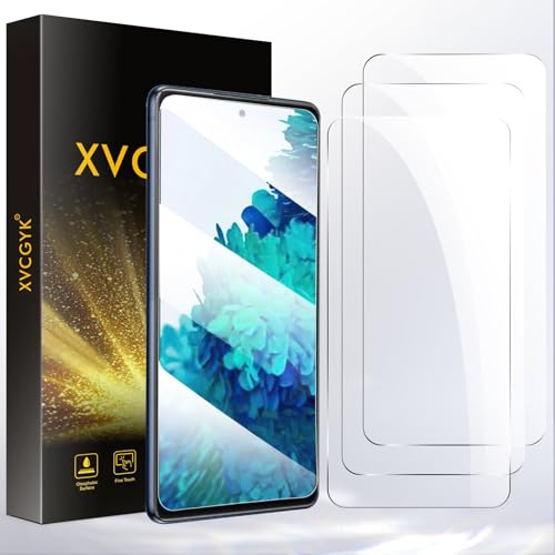 XVCGYK 3 Stück für Samsung Galaxy S20 FE für Panzerglas Schutzfolie | Frei von Kratzern, 0.33mm Ultra-klar, 9H Härte, Ultrabeständig, HD Displayschutzfolie, S20 FE Schutzfolie