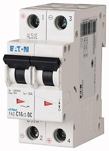 Eaton 279140 Leitungsschutzschalter, 16A, 2P, C-Char, DC