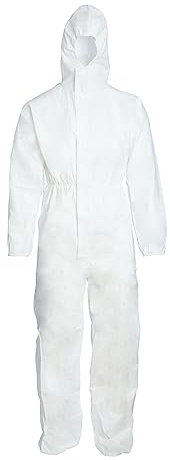 Blackrock Premium Boiler Suit Overalls, Fully Certified to Cat 5/6. Asbestos Removal, Certain Chemical Protection, Mens Workwear, Coveralls, Work Overalls, PPE Clothing, Painting - Size XXL