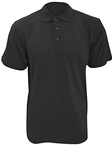 Kustom Kit Workwear Mens Short Sleeve Polo Shirt (3XL) (Charcoal)