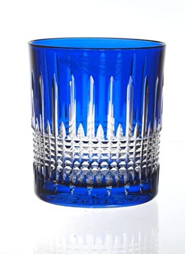 ZAW Set 6 farbige Whiskygläser aus Bleikristall 280 ml Whiskeygläser