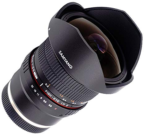 Samyang Obiettivo 8mm F/3.5 UMC Fish-Eye CS II per Sony-E CS II, Nero