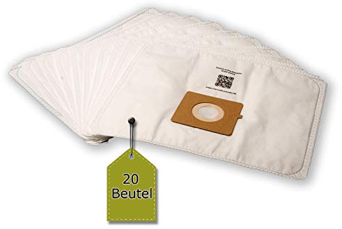 eVendix 20 sacs d'aspirateur Compatible pour Bluesky BVC 1600 | 5 couches de – Microfibre non-tissée – Sacs, 20 Staubsaugerbeutel