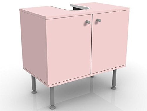 Apalis Mobile per lavabo Design Colour Rose 60x55x35cm, Basso, Larghezza: 60cm, Regolabile, mobiletto da lavandino, lavandino, mobiletto da lavabo, lavabo, mobiletto, Bagno, Bagnetto, Mobile da Bagno