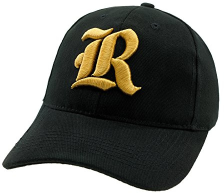 4sold Casual Baseball Gothic B Letter Cap Caps Snap Back Hat Hats Snapback Trucker Cap Headwear (Black R Gold)