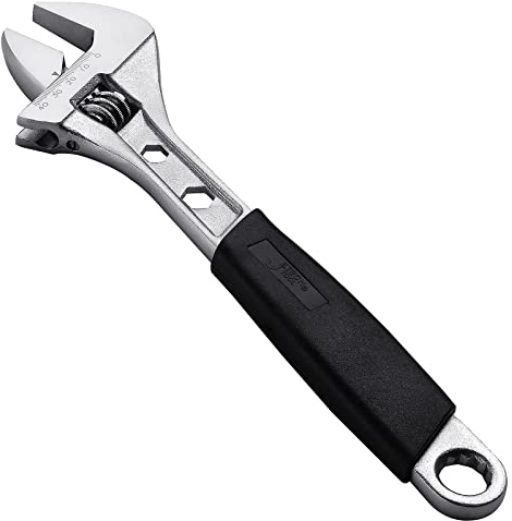 Jetech 300mm (12 Inch) Adjustable Spanner with Soft Grip Handle - Professional Wide Jaw Shifter Wrench for Versatile Applications