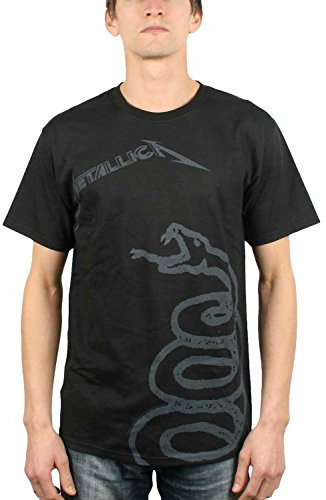 Authentic Metallica Black Snake Logo Album Cover T-Shirt M L XL New(XX-Large)