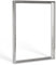 Bildershop-24 Schattenfugenrahmen Lemgo für Keilrahmenbilder und Leinwände 40x100cm Silberglanz Vintage Silber