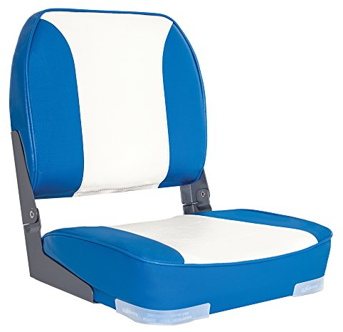 Oceansouth Deluxe Folding Boat Seat (Blue/White) Oceansouth Deluxe Klappbarer Bootssitz (Blau/Weiß) boot gaming bootszubehör sitzbad rollstuhltasche fußbürste anglerstuhl klappbar