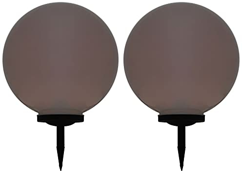 vidaXL Außen-Solarlampen 2 Stk. LED Kugel 50 cm RGB