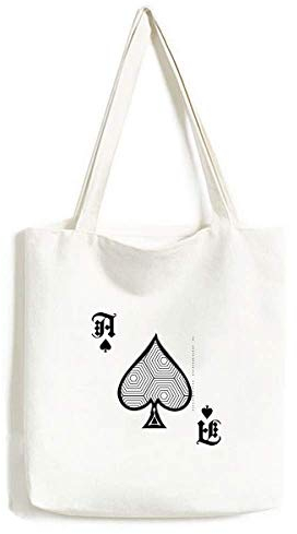 Hexagon Line Art Grain Illustration Muster Handtasche Craft Poker Spaten waschbare Tasche