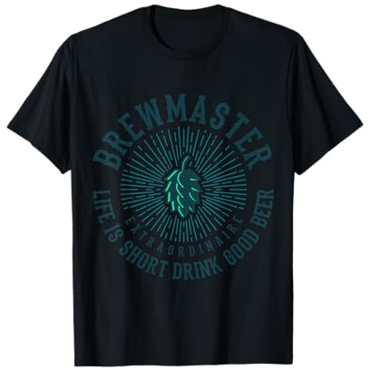 Bier T-Shirt Herren Lustiges Braumeister Geschenk Biertrinker T-Shirt