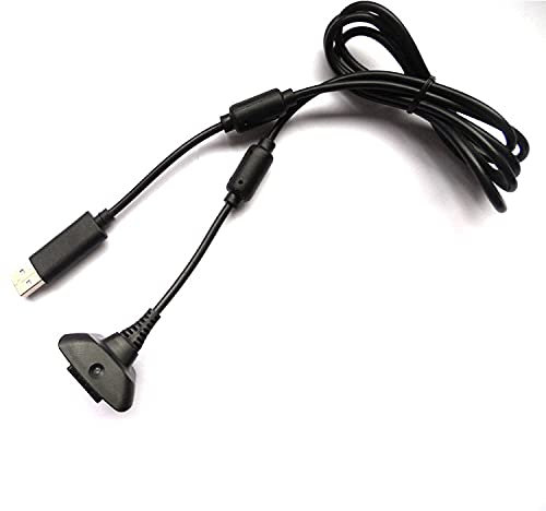 Xbox 360 Controller Dedicated charging & connecting 2 in1 Cable, Replacement USB Charging Adapter Cable Lead for Xbox 360 / Xbox 360 Slim Wireless Gamepad Controllers