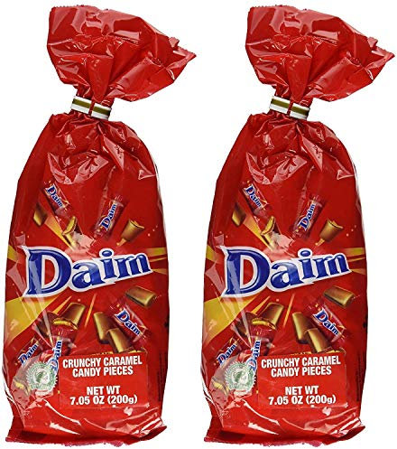Daim Schokoladenbeutel, 200 g, einzeln verpackt, Daim Pralinen, 2 Stück