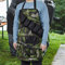 SSB Professionelle Grillschürze mit Werkzeugtaschen, Camouflage-Schürze, wasserdichte Latzschürze, verstellbarer Riemen, Bierhalter, für Kochausflüge in der Werkstatt B 70 x 75 cm