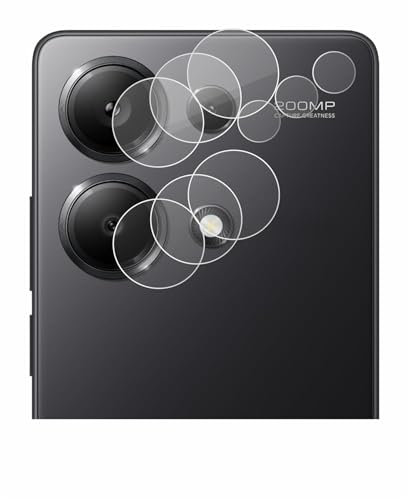 BROTECT Protector Pantalla Cristal para Xiaomi Redmi Note 13 Pro 4G (SÓLO Cámara) Protector Vidrio (3 Unidades) - [Dureza 9H, Anti-Arañazos]