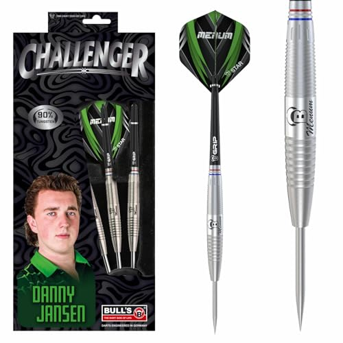 BULL'S Danny Jansen Dart, Silber, 26 g