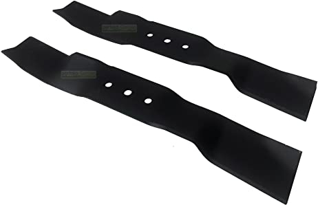 Lot de 2 lames de mulching de 43 cm compatibles avec Jonsered FR2311M FR2312MA Bio Clip 85/5224495-01