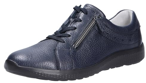 Waldläufer K-Ira Sneaker, Hirsch-Leder, Notte (dunkelblau), Weite K 634002-199-194 Blau