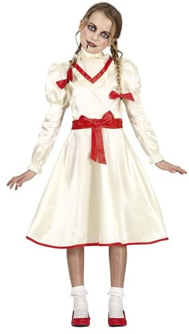 FIESTAS GUIRCA Horror Puppe Kostüm für Mädchen 7-9 Jahre