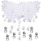 QincLing 4000 Pcs Deko Diamanten, 4.5Mm Acryl Kristalle Streudeko Hochzeit Transparent Deko Funkeln Dekosteine Glas Tischdeko Für Vase Tischdeko Geburtstag Hochzeit Tisch DIY