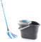 Minky 3-in-1 Power Clean Mop & Vortex Bucket, Microfibre Mop and Bucket with Wringer Set for Cleaning Floor, Machine Washable Head, Cleaning Tools, 1 Additional Head Refill