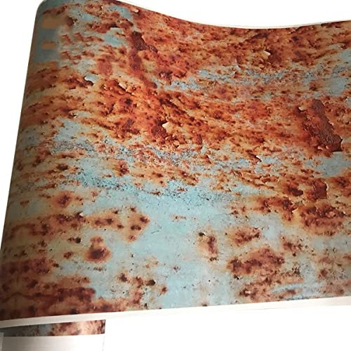 Cozylkx Rosteffekt-Camouflage-Vinylfolie Für Auto, Motorrad, Fahrrad, 20 cm x 152 cm, Rostendes PVC, DIY-Aufkleber, Styling, Schutzfolie, Aufkleber
