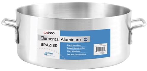 Winware Professional 24 Quart Aluminum Brasier