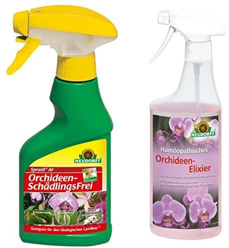 Neudorff Spruzit AF Orchideen SchädlingsFrei plus Neudorff Homöopathisches Orchideen-Elixier