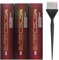 HAIR HAUS Super Brilliant Color Haarfarbe 3x 100ml + Färbepinsel spezial (8-1a)