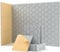 Soundsbay Soundproofing Panels, Self-Adhesive Sound Proof Panels for Walls, 12 Pack High Density Honeycomb Sound Proofing Panels for Recording Studios, Office, Live Streaming Decorative 30x30x0.9cm