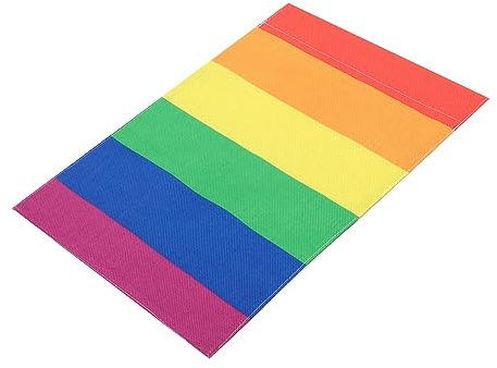 POPETPOP Regenbogen-gartenfahne Lgbt-banner Yard-dekor Regenbogen-dekorationen Lgbtq-flagge Flagge Des Lesbischen Stolzes Stolz Lgbt-flagge Regenbogengarten Draussen Polyester