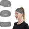Individuelle Workout-Schweißbänder für Männer und Frauen, personalisierte Schweißbänder absorbieren Wasser trocknen schnell Stirnbänder für Basketball, Yoga, Fitnessstudio, DimGray