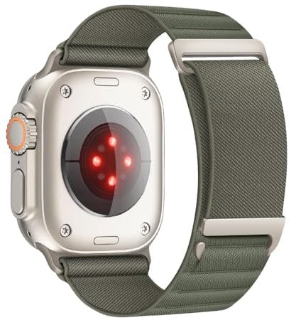 KOZRFEYA Alpine Loop Armband Kompatibel mit Apple Watch Ultra 49mm/46mm/45mm/44mm/42mm(Series 3/2/1), Sport Nylon Loop Ersatzarmbänder Kompatibel für iWatch Ultra 2/Series 10/9/8/7/6/5/4/3/2/1/SE
