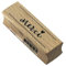 Artoz Holzstempel, Motiv: merci, 60 x 20 x 19 mm, Buche, Schweizer Design, FSC®-Zertifiziert, für Scrapbooking, Kartenbasteln und Geschenkverpackungen