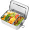 Kssvzz Stainless Steel Lunch Box with Compartments, 1400ML Metal Bento Box for Adults, Kids, Leakproof Sandwich Box Food Containers for School, Home, Office
