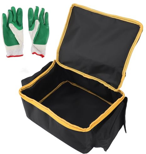 Air Compressor Bag Case for DCC020IB 20V Tire Inflator Cordless Tools Storage Holder Organizer with Pocket for Battery Pack and Charging Kit