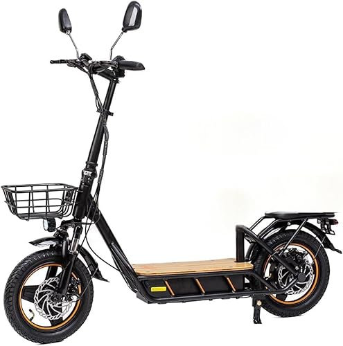 Kukirin C1 Pro Trottinette Electrique Adulte, Scooter Electrique mit 48V 26Ah Lithium Batterie, 14 Pouces Pneu Pneumatique Autonomie de 120km