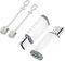 2 Pack Adapter for Lightning Female to USB C Male, USB-C to Lightning Adapter with Anti-Lost Loop, for iPhone 15/16 Pro/16 Pro Max/Plus, iPad Air, Adapter for Charging/Data Sync, NOT for Audio/OTG