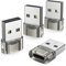 Basesailor USB auf USB C Adapter CarPlay 4Pack,Type C Buchse zu A Stecker Auto Ladekabel Ladegerät USBC Ladestecker für Apple iPhone 17 Air 16 15 Pro Max,Samsung S25 A56,Nicht für iPad/Magsafe/HomePod