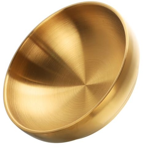 MUCKLILY Decorative Bowl for Keys Modern Stainless Steel Key Holder Multi-Occasion Table Centerpiece Decor Accessory Jewelry Storage and Organizer Bowl