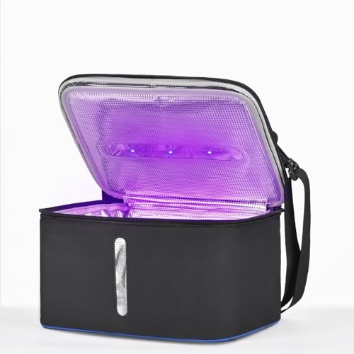 YZZLBTTY Multifunctional UV Sterilizer Bag, Portable USB Rechargeable LED UV Disinfection Bag for Baby Bottle/Underwear/Toothbrush/Beauty Tools/Jewelry