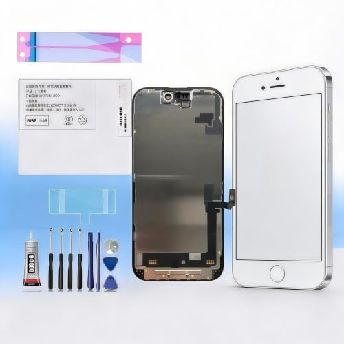 RUI XI Compatibile per iPhone 4/4S/5/5S/5C Display LCD Touch Screen Digitizer Full Assembly Kit riparazione schermo batteria + attrezzi gratuiti (per iPhone 5 LCD)
