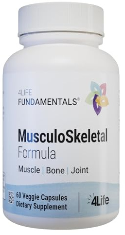 4Life MusculoSkeletal Formula Mobility Support with Turmeric, 60 Capsules