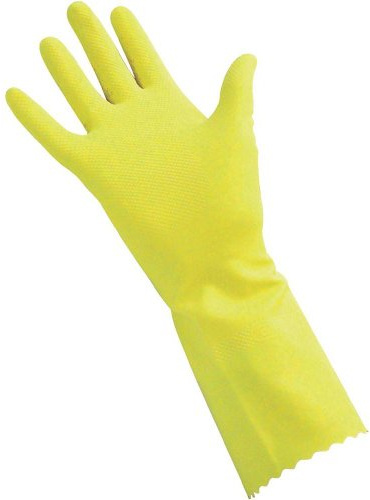 Haushaltshandschuhe Latex, gelb EN388 Kat. III, Größe 7 / S