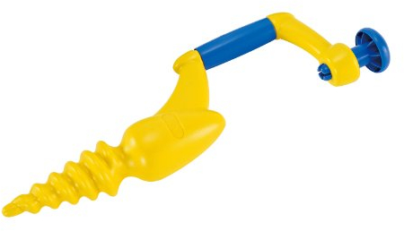 Hape E4011 - Sandbohrer, Sandspielzeug, gelb