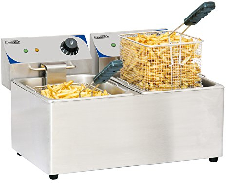 Casselin CFE82 - Friteuse électrique 2 x 8 litres