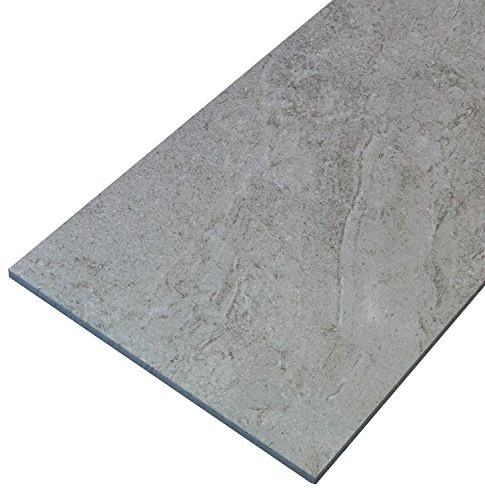 Block In Grigio Bodenfliese 30x60 cm, Feinsteinzeug Fliese mit Steinoptik (Musterfliese 1 Stück)